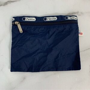 LeSportSac Navy Blue Pouch made in the USA